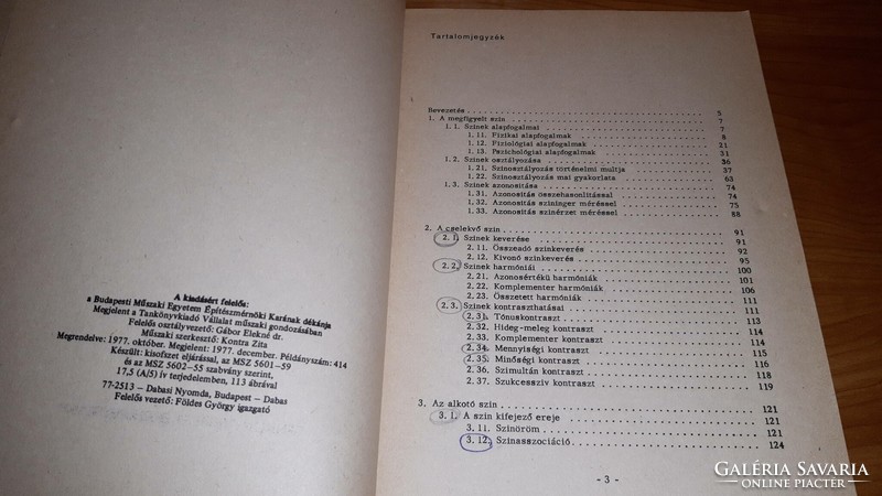 Dr. Nemcsics Antal - Színtan - 1977 - BME Építészmérnöki kar könyv