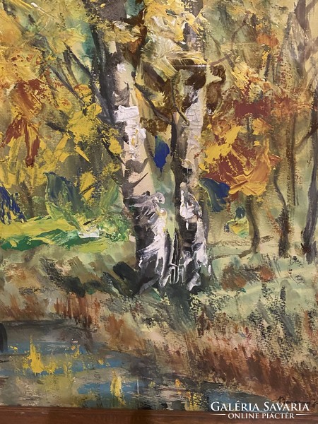 Barcsay Jenő forest painting