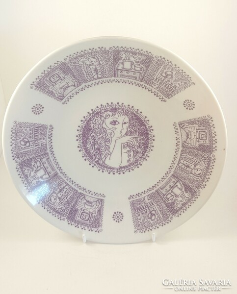 Retro Hungarian Zsolnay porcelain.