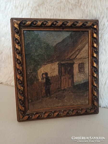 Antique painting from the attic
