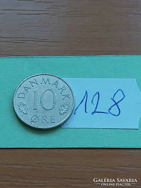 Denmark 10 öre 1977 copper-nickel, ii. Queen Margaret 128