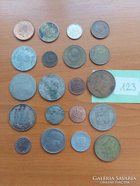 Mixed coins 20 pieces 123