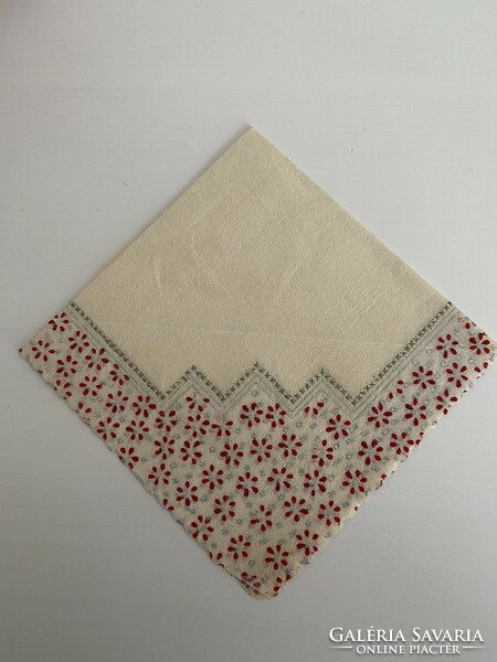 Mini napkin beautiful pattern silver glitter