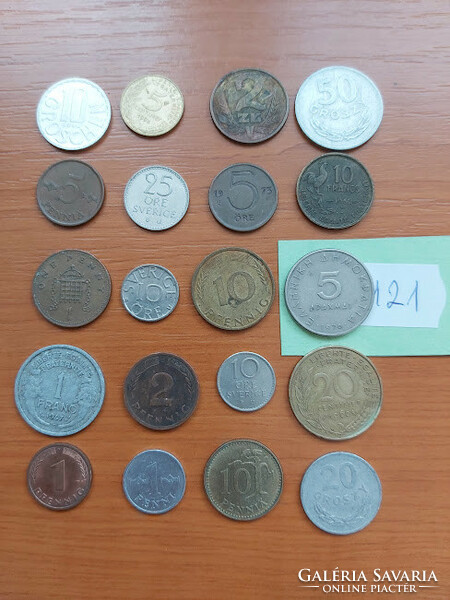 Mixed coins 20 pieces 121