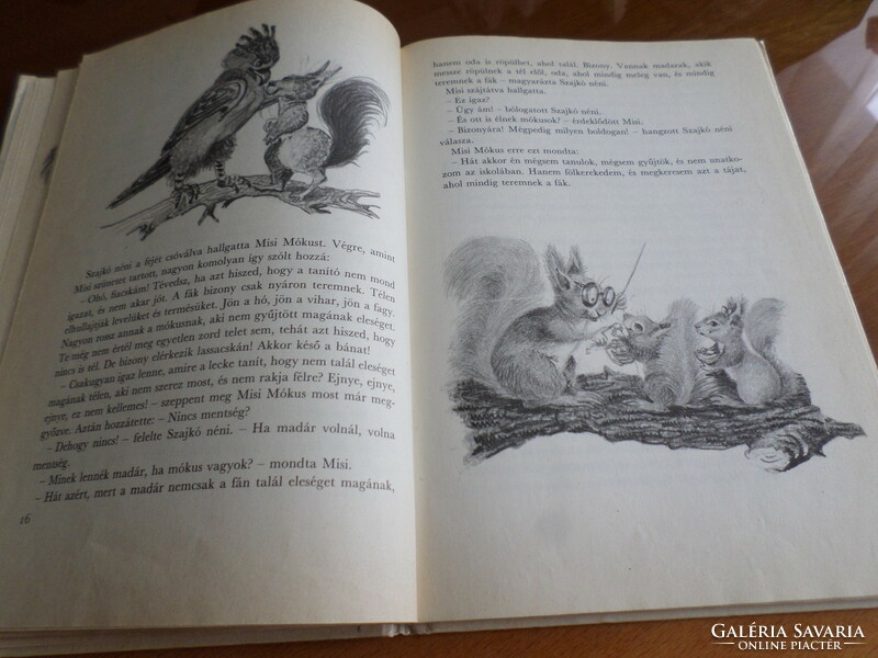 Tersánszky j. Jenő Misi's Squirrel Adventures, with drawings by Róna Emy, 1975