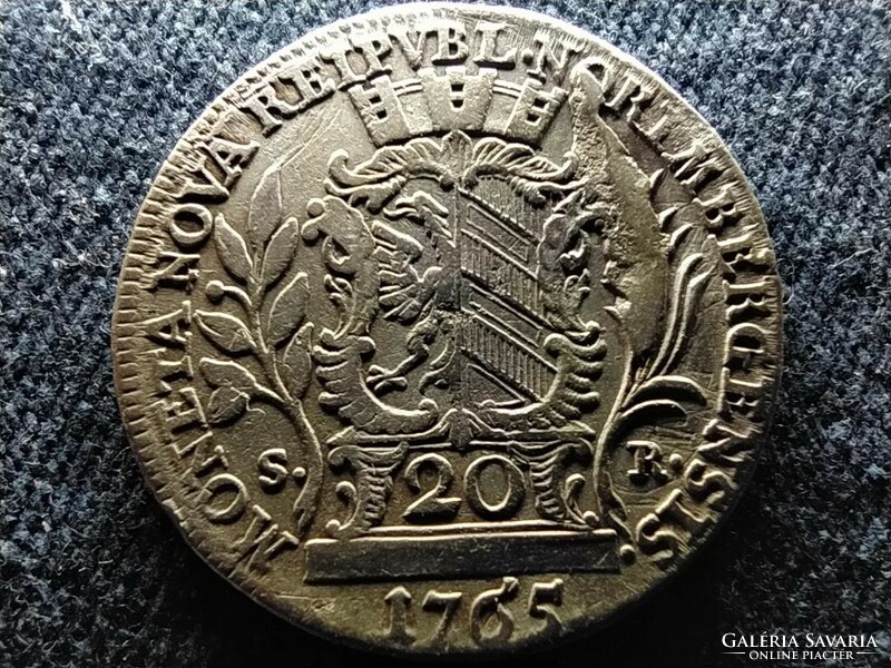 German states of Nuremberg silver 20 krajs 1765 (id60147)