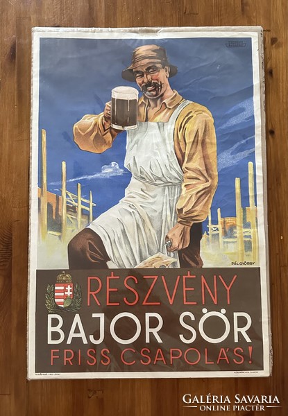 Bajor sör reklámplakát