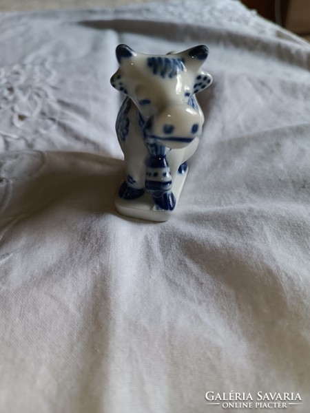 Zsolnay porcelain cow