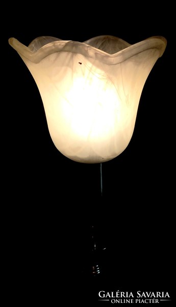 Szecessziós réz asztali lámpa ALKUDHATÓ