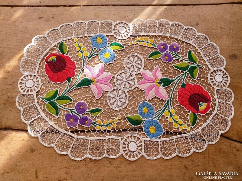 Kalocsa embroidered tablecloth