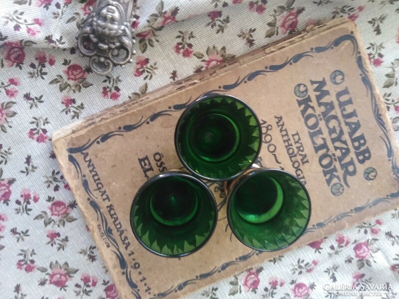 Short drinking glasses - antique style / 3 pcs.