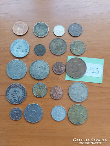 Mixed coins 20 pieces 123