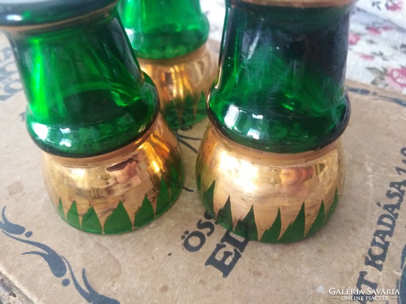 Short drinking glasses - antique style / 3 pcs.