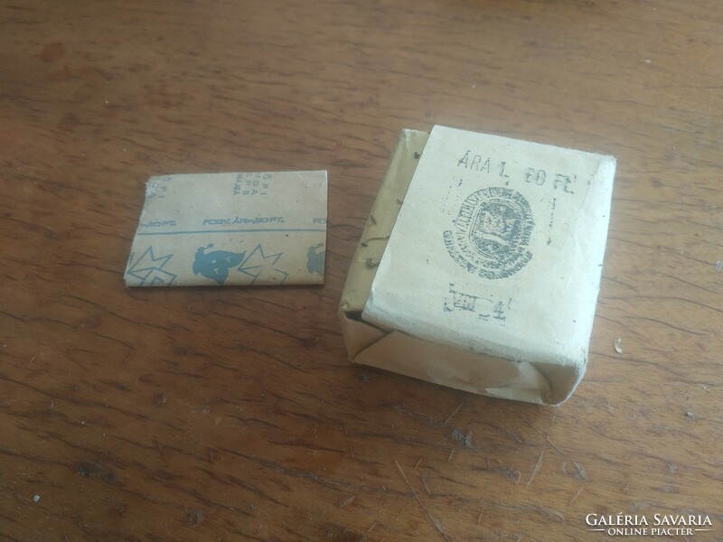 Old unopened Tisza cigar tobacco and paper