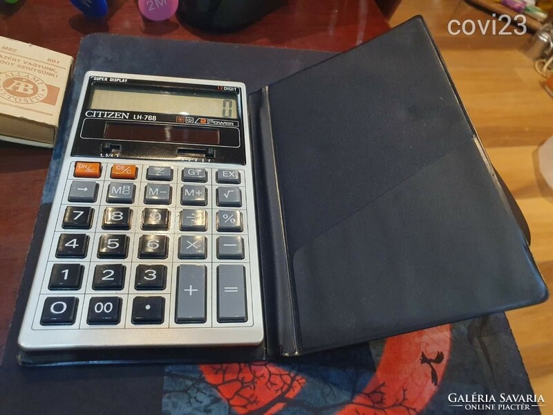 Retro citizen lh-768 solar calculator (also) stationery