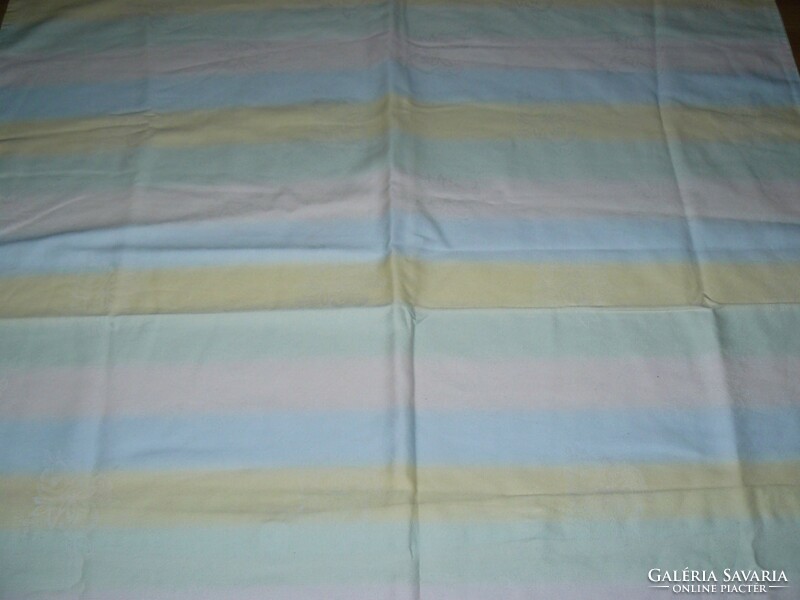 Colored pastel striped damask pillowcase