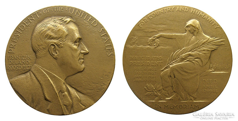 Usa Franklin d. Roosevelt Memorial Medal