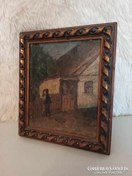 Antique painting from the attic