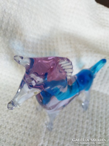 Handmade figurative - glass horse, decorative object