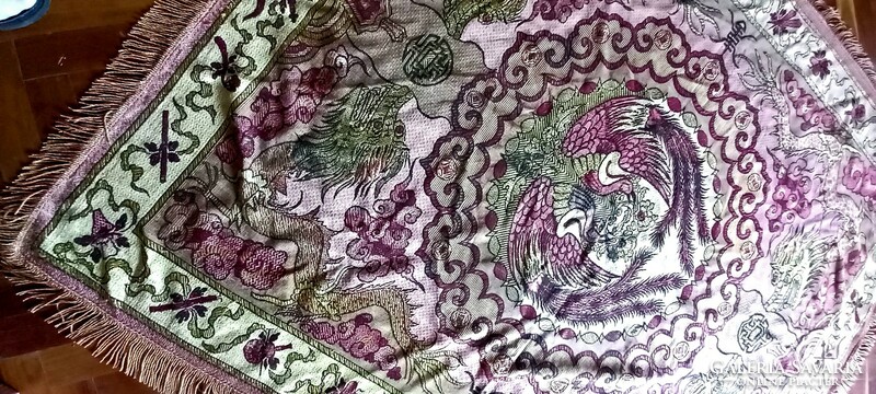 Gold thread Chinese dragon tablecloth, material, decoration negotiable