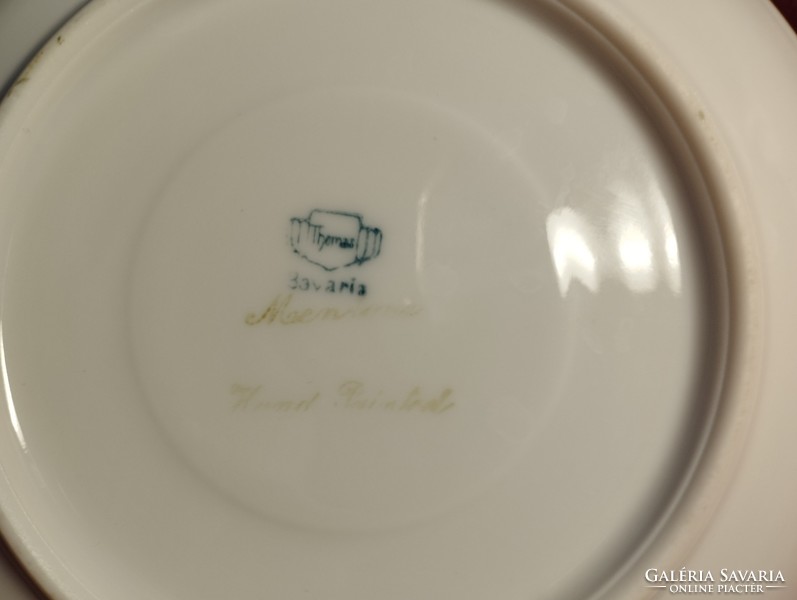 Gyönyörű német porcelán tál, tányér, dísztányér