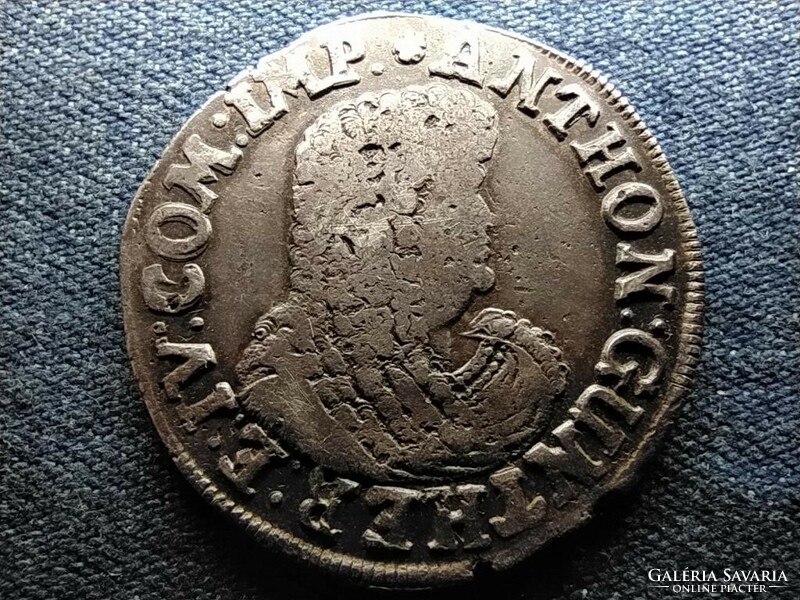 German states Schwarzburg-Arnstadt and Sondershausen silver 2/3 Thaler 1676 (id65435)