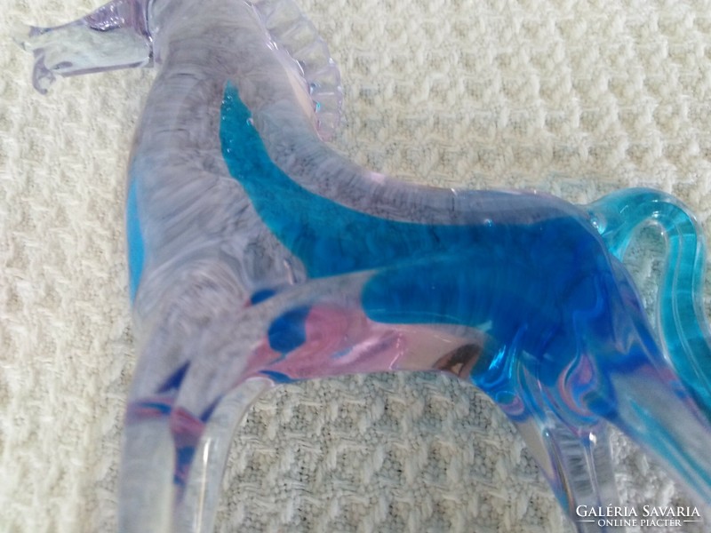 Handmade figurative - glass horse, decorative object