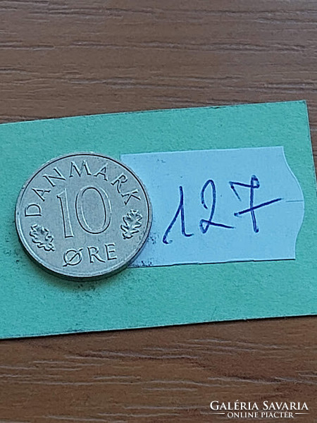 Denmark 10 öre 1986 copper-nickel, ii. Queen Margaret 127
