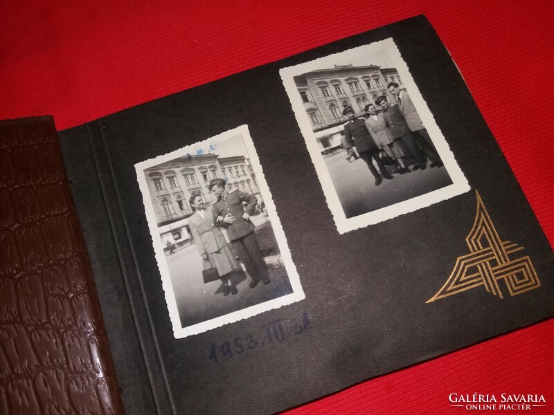 Antique 1950s photo album with many, many contemporary photos as shown in the pictures