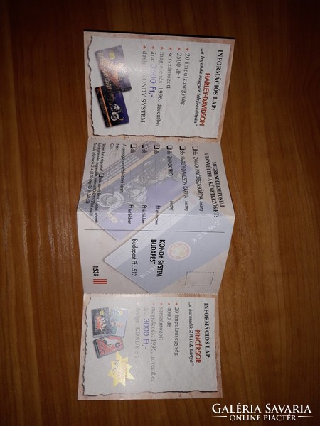 Matáv phone card order form, information sheet, phone card