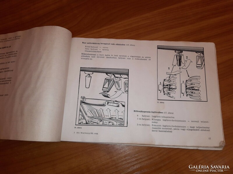 Operating instructions for the wartburg 353 passenger car