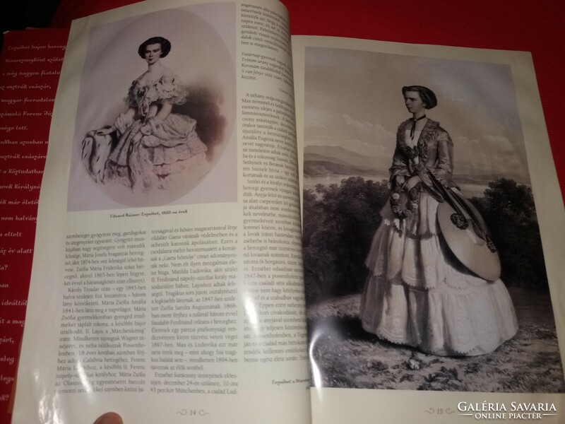 2008. Emil Niederhauser: Elizabeth the Queen of the Hungarians - sissy picture album book according to the pictures
