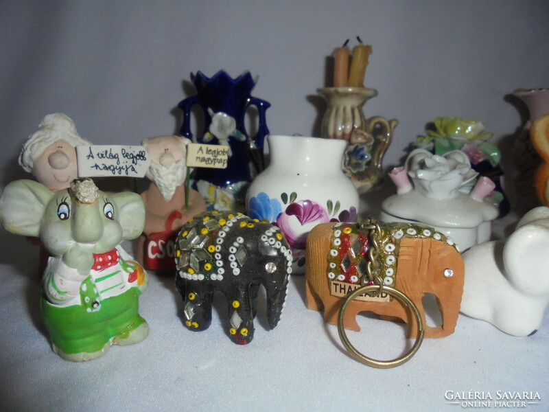 Porcelain, ceramics and other small things, figurines, small vases, etc. - Together