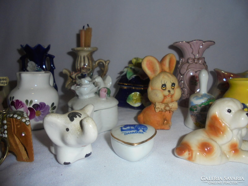 Porcelain, ceramics and other small things, figurines, small vases, etc. - Together