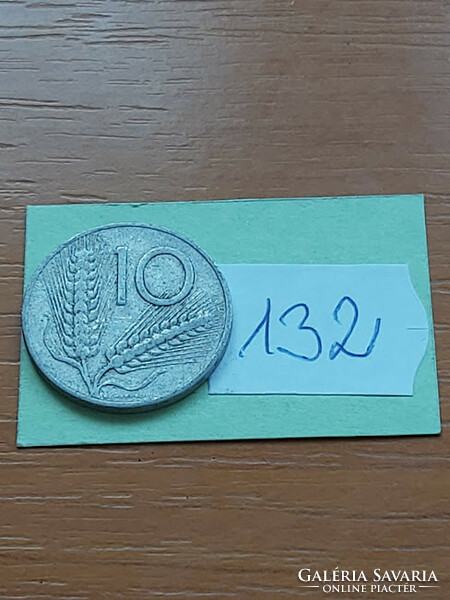 Italy 10 lira 1954 alu. Kalás 132