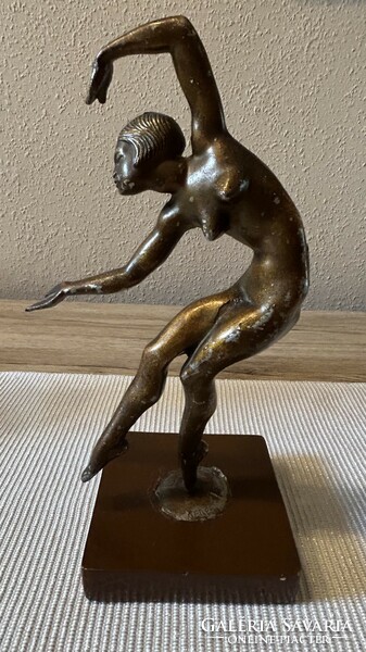 Jenő Kerényi: dancer art deco female statue