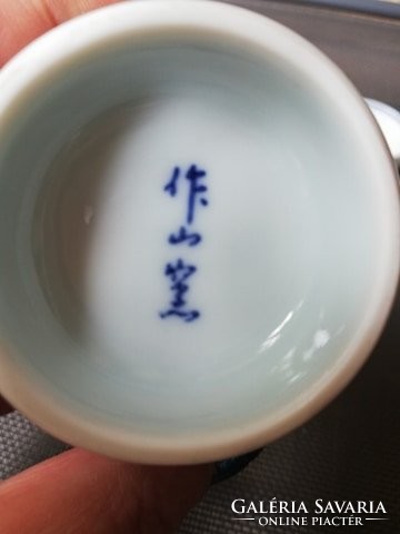 Chinese brandy-sake porcelain drink set