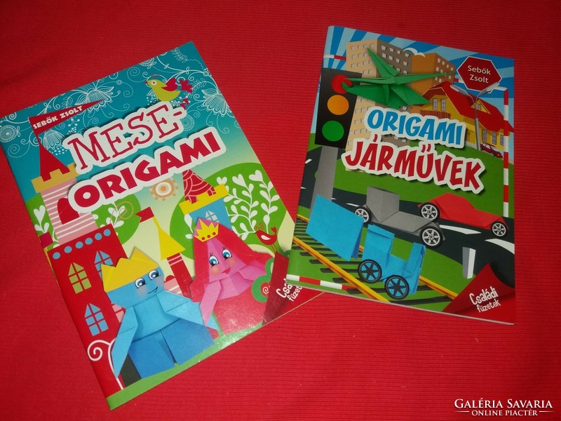 2 pieces of creative game educational origami book not only for children, but also in one condition according to the pictures