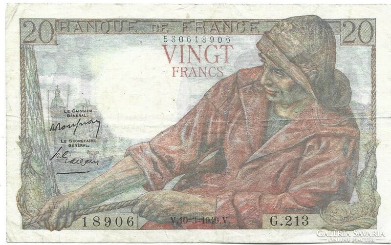20 frank francs 1949 Franciaország