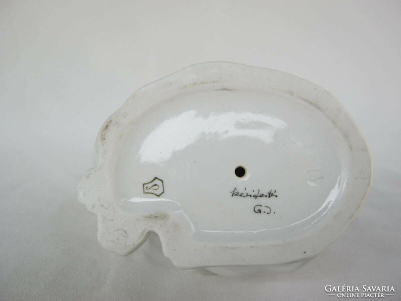 Drasche Kőbányai porcelán cica macska