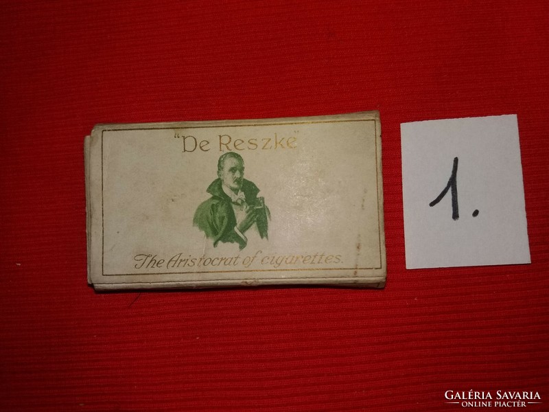 Antik 1930 gyűjthető DE RESZKE cigaretta reklámkártyák Dívák Szinésznők egyben 1.
