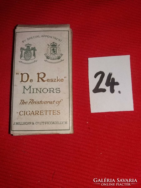 Antik 1930 gyűjthető DE RESZKE cigaretta reklámkártyák Humoros reklámplakátok egyben 24.