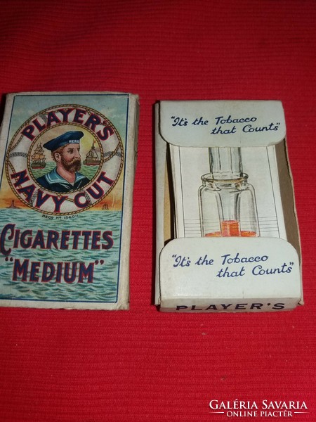 Antique 1930 collectible players navy cut cigarette advertising cards inventions tools in one 7.