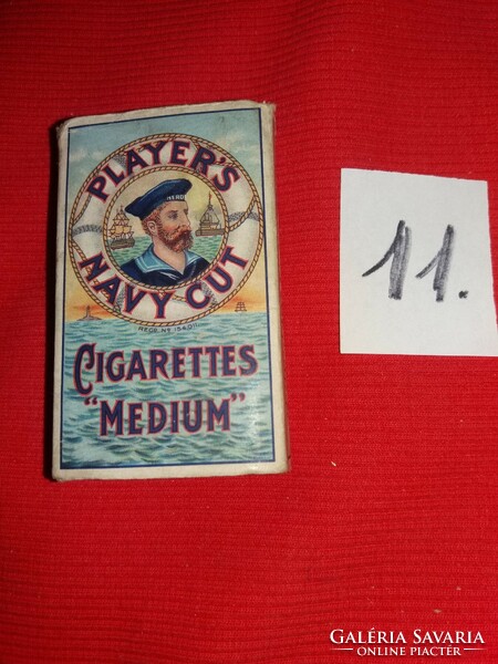 Antik 1930 gyűjthető PLAYERS NAVY CUT cigaretta reklámkártyák Hajós kapitányok egyben 11