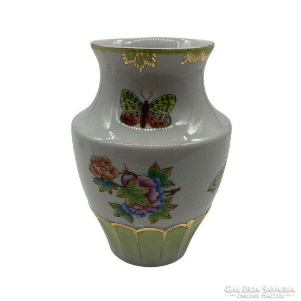 Herendi Viktória mintás porcelán váza - M1446