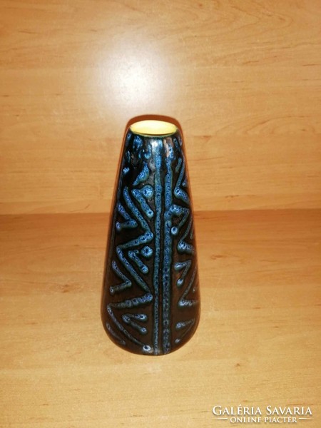 Tófej Iparművész kerámia váza - 18 cm magas (27/d)