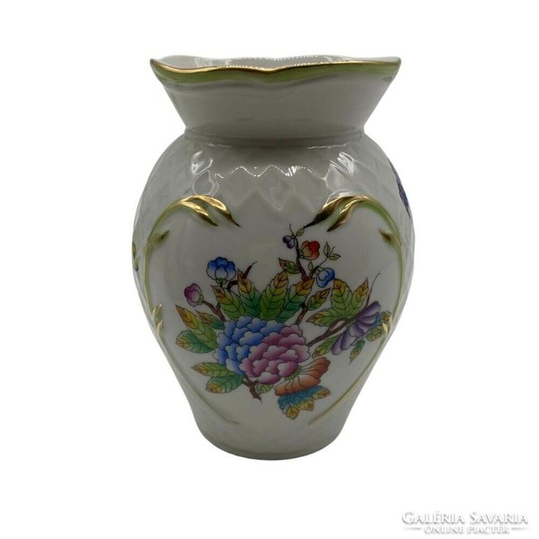 Herendi Viktória mintás porcelán váza - M1445