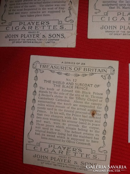 Antik 1930 gyűjthető VEGYES cigaretta reklámkártyák Épületek egyben 30.