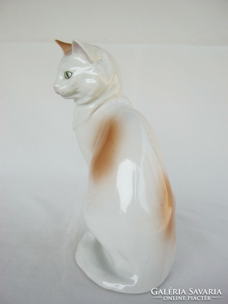 Retro ... Drasche quarries porcelain figurine nipp kitten cat