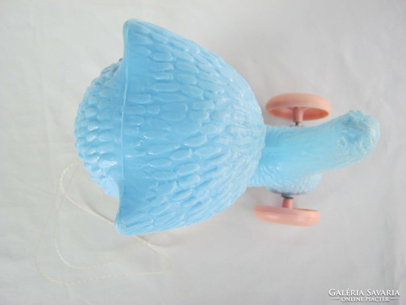 Dmsz retro traffic goods plastic tug toy blue cat